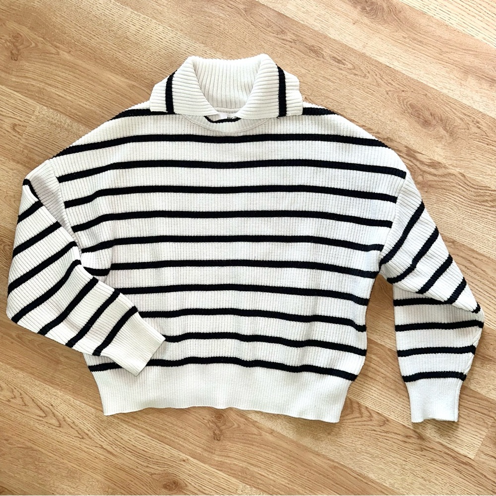 Mango Striped Sweater